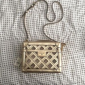 Michael Kors Gold Metallic Crossbody